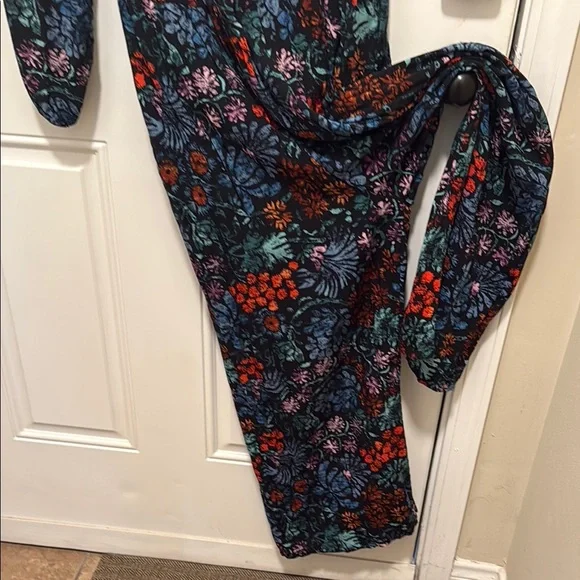 Knox Rose Blue and Red Long Sleeve Sundress - Picture 3 of 6